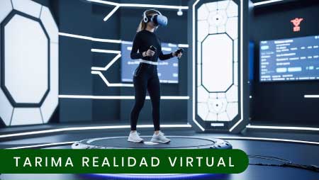 Tarima Realidad Virtual más lentes de realidad virtual - Virtual Retro - entretenimiento - arriendo de consolas y juegos